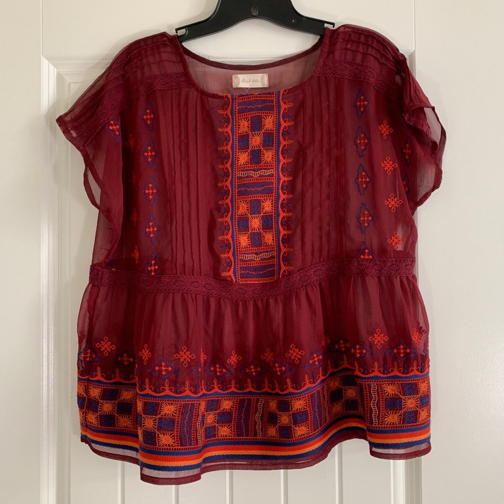Altar’d State Embroidered Shirt